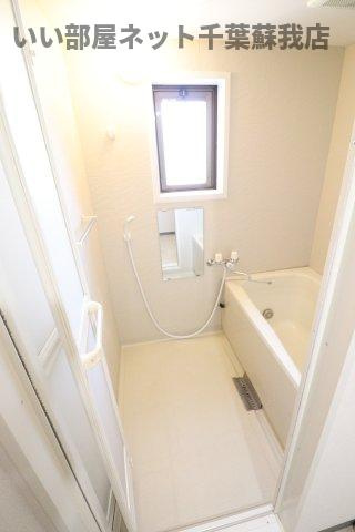 ハイツおゆみ野Ⅱの浴室|きれいなお風呂です