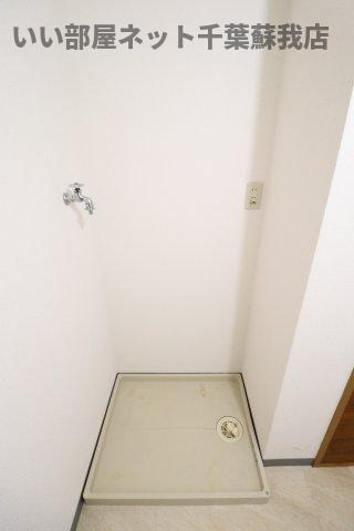 ハイツおゆみ野Ⅱの洗面所|使いやすい洗面所です