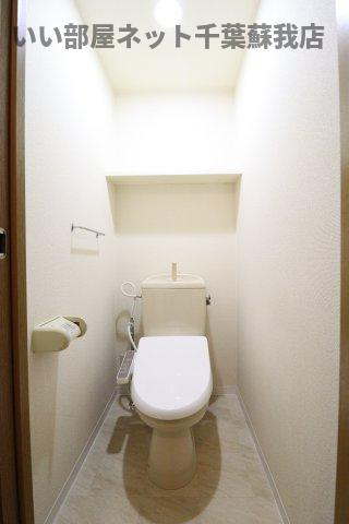 ハイツおゆみ野Ⅱのトイレ|今の時代にマッチした温水洗浄機能付きです！