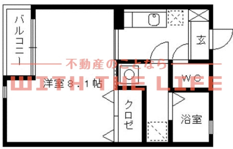 クレフラスト試験場前駅南【キャッシュバック対象物件】の間取り