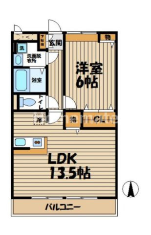 【間取り】 | フォレストⅢ