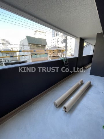 ポラリス松ヶ枝のバルコニー|落ち着いた時間を過ごせるバルコニーです