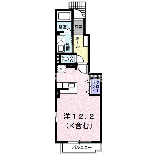 ラフィネ　ジェンテの間取り|間取図