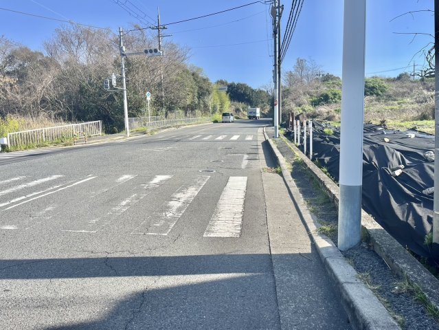 泉南郡熊取町朝代西4丁目土地の前面道路含む現地写真