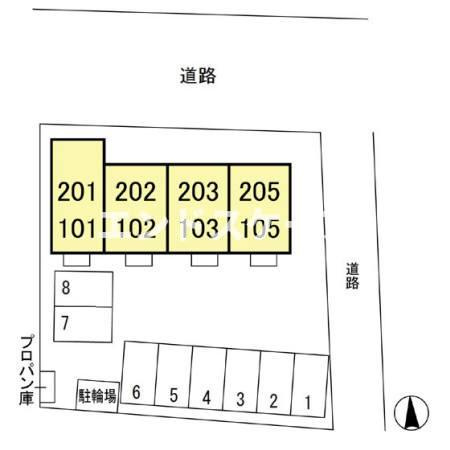 レグルスの区画図|高崎、前橋、伊勢崎エリアのお部屋探しはエンドスケープまで！お客様の理想お聞かせ下さい♪