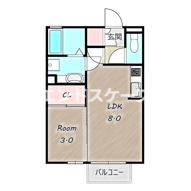 レグルスの間取り|高崎、前橋、伊勢崎エリアのお部屋探しはエンドスケープまで！お客様の理想お聞かせ下さい♪