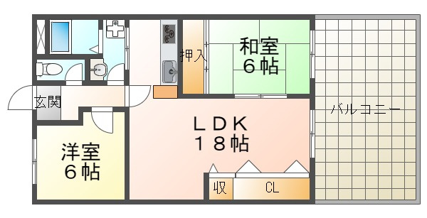 ハイムアゼーリアの間取り