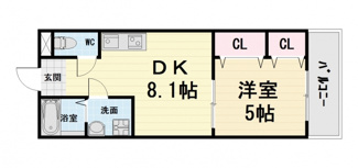 【間取り】 | フジパレス堺鳳中Ⅱ番館