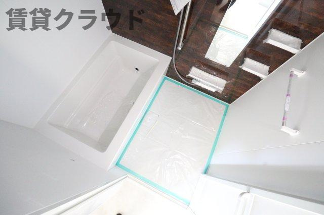さくらベールの浴室|アクセントパネルがおしゃれなバスルーム♪