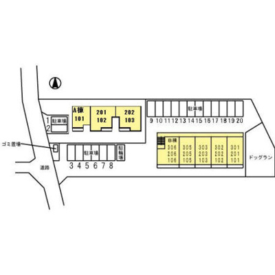 【駐車場】 | ソレイユA