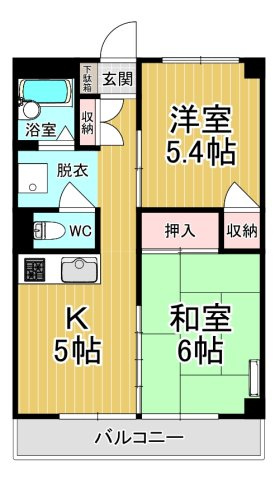 【間取り】 | カヌマヒルズ | カップルさんにオススメのお部屋です♪