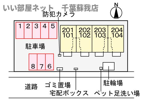 アビターレコモドＣの区画図