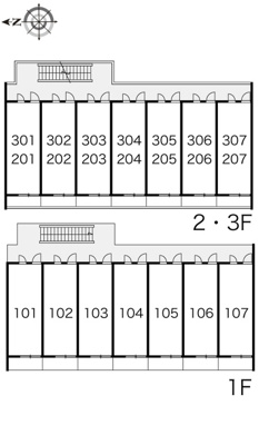 【区画図】 | レオパレスアビコ