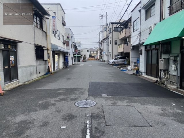 大阪市旭区中宮2丁目の前面道路含む現地写真