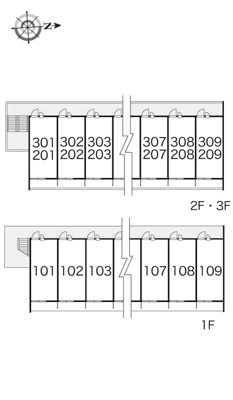 【区画図】 | レオパレスフローレセア