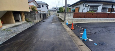 【前面道路含む現地写真】 | 本庄市日の出2丁目 1180万 土地F | 前面道路含む現地写真です