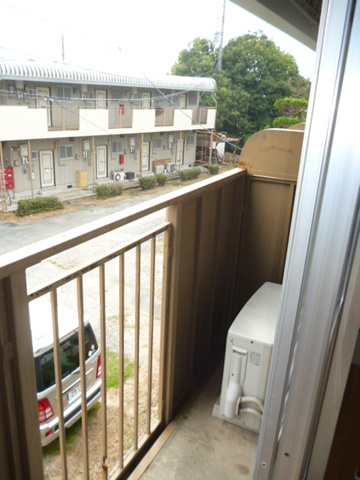 ハイツ椹野Ⅳのバルコニー