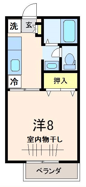 メゾン双葉の間取り