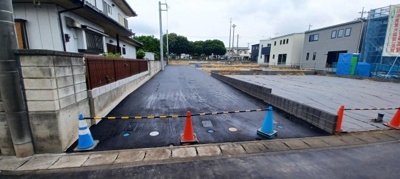 【前面道路含む現地写真】 | 本庄市日の出2丁目 1150万 土地G | 前面道路含む現地写真です