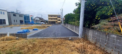 【前面道路含む現地写真】 | 本庄市日の出2丁目 1050万 土地I区画 | 前面道路含む現地写真です