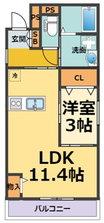 【間取り】 | ベリーハイム今津