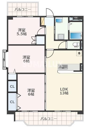 マルエイハイツ砂原の間取り