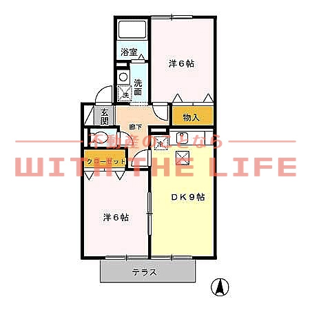 ルミエール南花畑【キャッシュバック対象物件】の間取り
