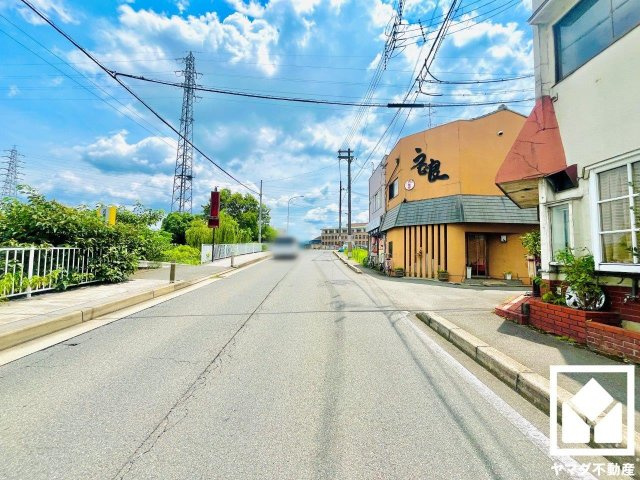 伏見区竹田向代町の前面道路含む現地写真