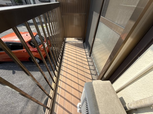 コーポ横関のバルコニー