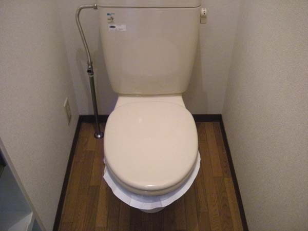 岸和田市額原町のハイツのトイレ|清潔感のあるトイレです