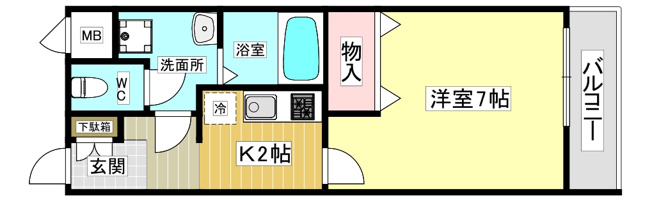 【間取り】 | ＭＯＲＥＳ　ＶＩＬＬＡ　上ヶ原