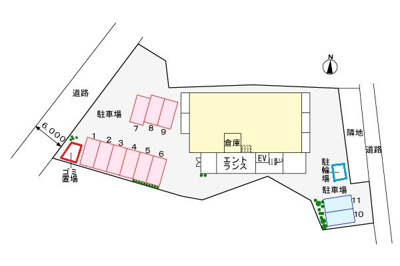 【駐車場】 | ルピナス天神 | 駐車場