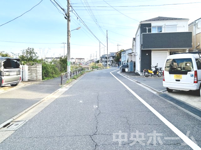 葛飾区西水元3丁目中古住宅の前面道路含む現地写真|全面道路