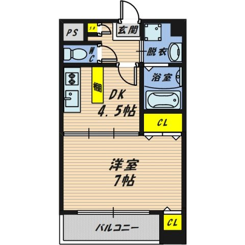 【間取り】 | ベルダァー3番館
