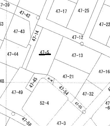 宮古市　鴨崎町の土地図