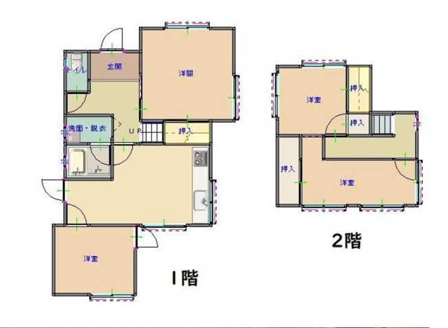 【間取り】 | 間取りは4DKになります。