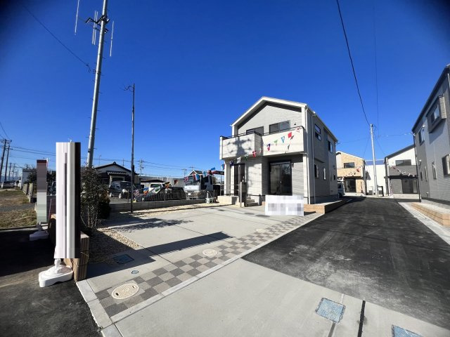 月々６万円台～　売地　川越市府川の前面道路含む現地写真