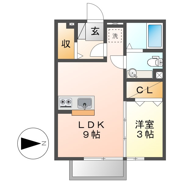 アランフェス羽島の間取り