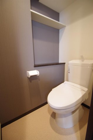 熊本市西区花園１丁目の賃貸マンションのトイレ