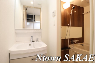 【洗面所】 | プレサンス太閤通ファシール | 脱衣スペースもあります