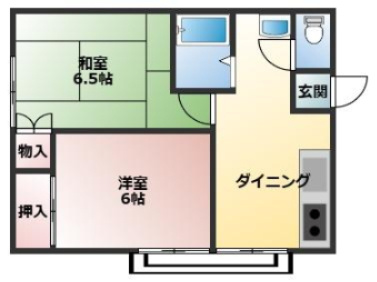 ワンダーミューの間取り