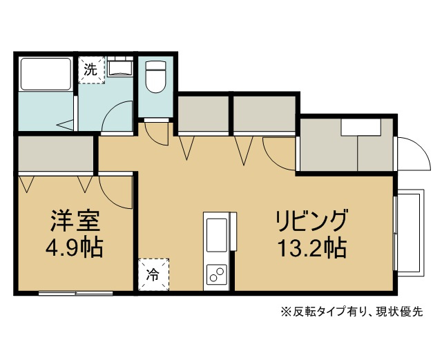 ハイムスクエア本宮弐番館の間取り
