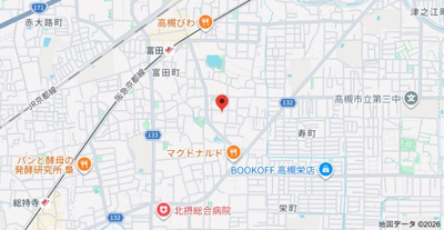 【地図】 | チャルテ高槻富田A棟