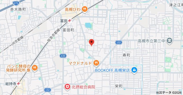 【地図】 | チャルテ高槻富田A棟