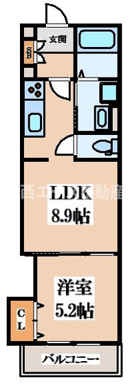【間取り】 | ラモーナ諸福Ⅰ