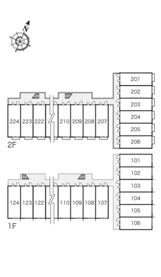 【区画図】 | レオパレスミレア千里