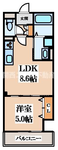 【間取り】 | ラモーナ諸福Ⅱ