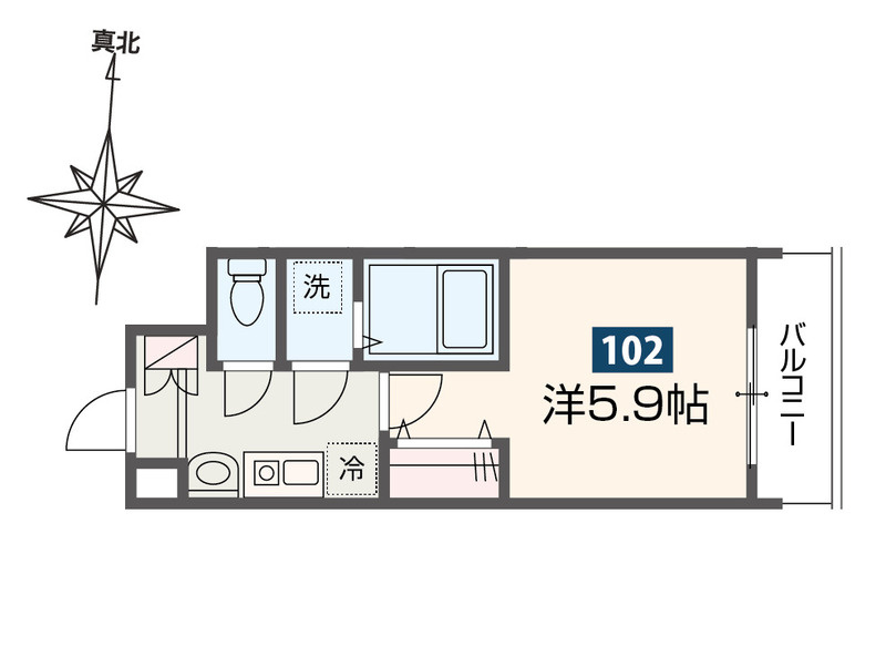 MELDIA秋山の間取り