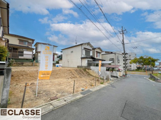 【前面道路含む現地写真】 | 城陽市寺田宮ノ谷　売土地　建築条件無し