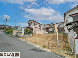 【前面道路含む現地写真】 | 城陽市寺田宮ノ谷　売土地　建築条件無し